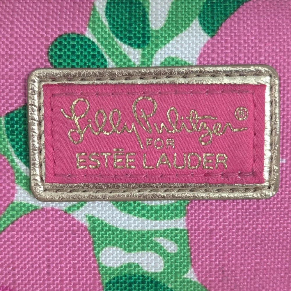 Lily Pulitzer for Estee Lauder Floral Makeup Bag Pouch NEW